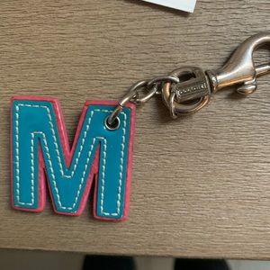 Coach ‘M’ Keychain